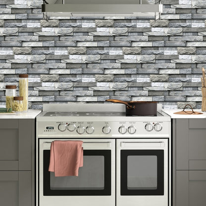 Marble Wall Stickers Home Decoration Self-adhesive Wallpaper, Kitchen Bathroom Backsplash PVC Removable Without Leaving Glue