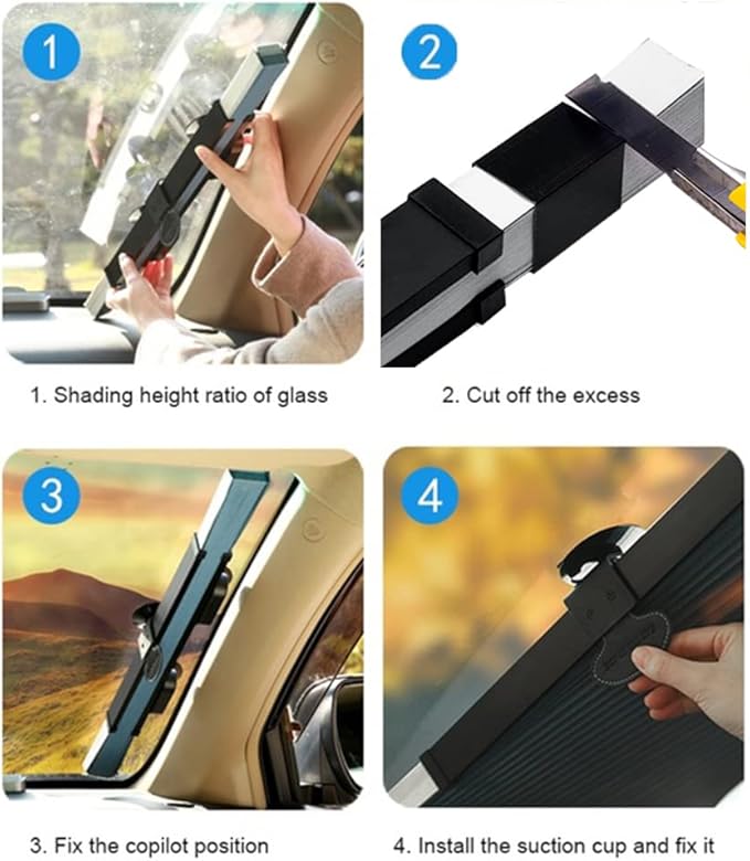 Roll-up Sun Car Shade