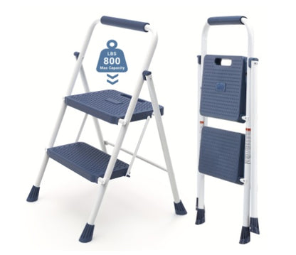 Household Portable 3-layer Step Ladder, With Safety Buckle Stable And Safe
