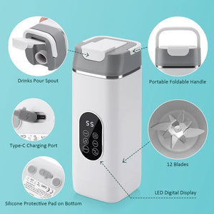 Portable Rechargeable Blender Bottle